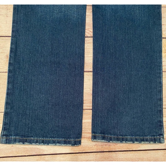 Vintage NWT Tommy Hilfiger Distressed Dark Wash Straight Leg Boyfriend Jeans - Picture 9 of 10